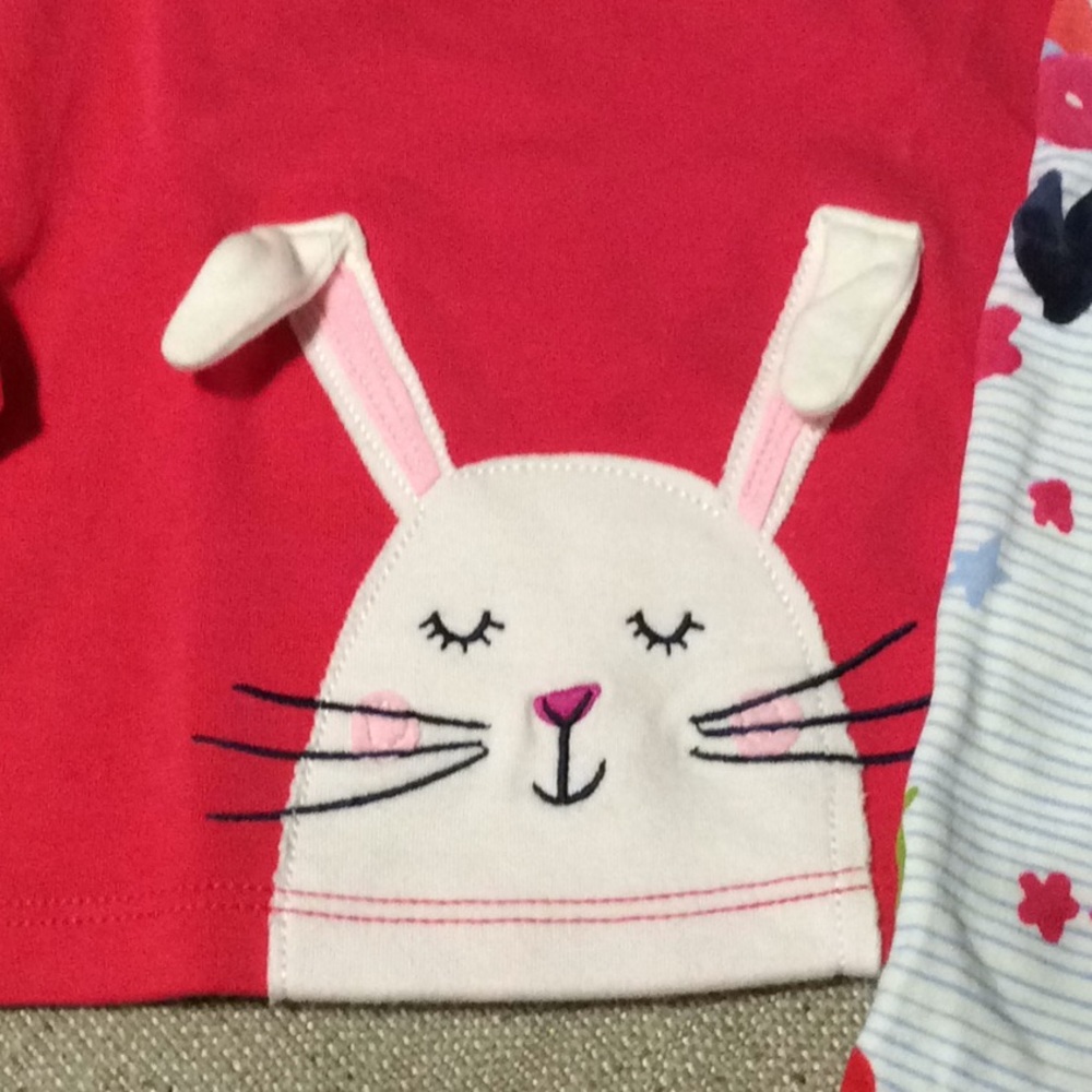 Joules 9-12mon long sleeve bunny set - Picture 2 of 4